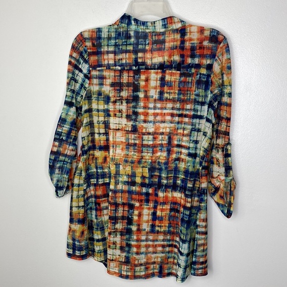 SIREN LILLY Multicolor Button Front Top size S - Picture 5 of 9